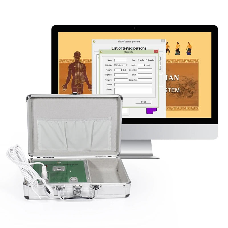 Chinese Medicine Quantum Magnetic Body Analyzer – Meridian Health Diagnostic & Acupuncture Device for Personal Care