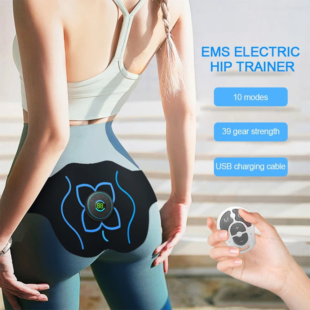 39 Gears Strength EMS Hip Muscle Stimulator – Electric Hip Trainer for Buttock Shaping & Muscle Lifting