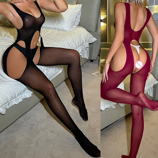 Hot Erotic Crotchless Bodysuit – Sexy Lingerie for Women