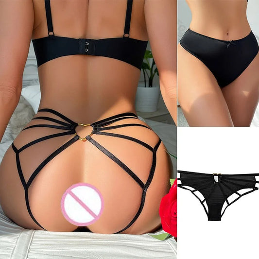 Women’s Sexy Sheer Panties – Erotic Crotchless Lingerie