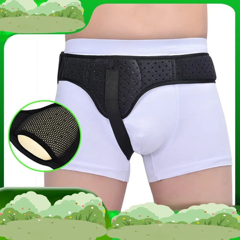 New Adult Hernia Belt – Inguinal Hernia Support Belt with Removable Compression Pads for Pain Relief & Waist Protection