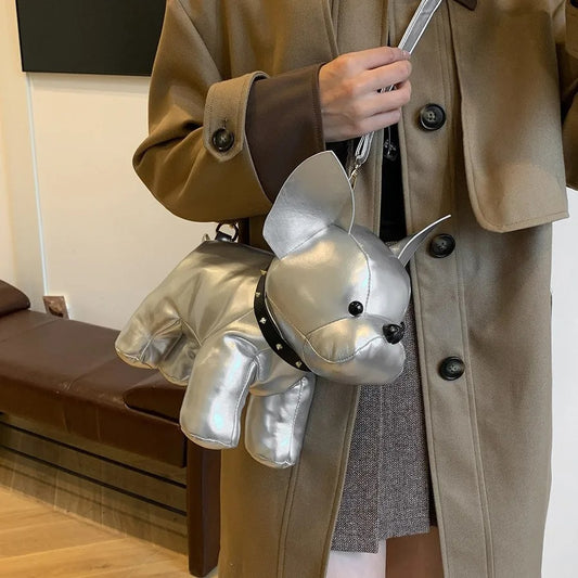 3D Plush Dog Bag - Kawaii Novelty Crossbody | Whimsical Trend 2026