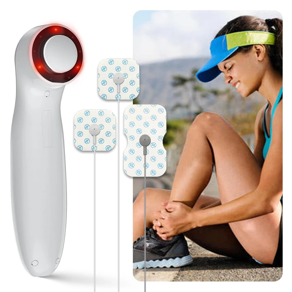 Suyzeko Handheld Ultrasound Therapy Machine – Ultrasonic Muscle Recovery, TENS Fisioterapia, and Red Light Therapy Device