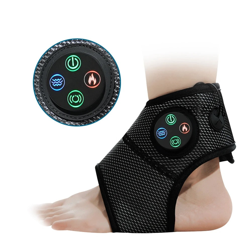Smart Ankle Massager – Air Pressure, Vibration, and Hot Compress for Foot Muscle Fatigue Relief