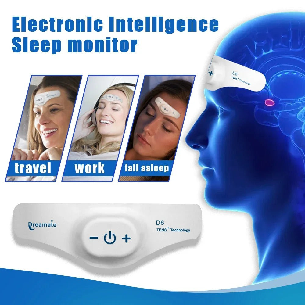 Smart Auxiliary Sleep Instrument Head Massager – Electronic Massager with Micro-current & Low-frequency Pulse Therapy
