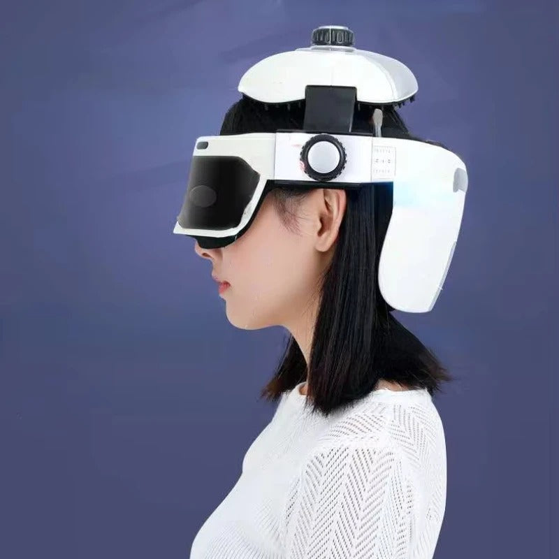 Electric Scalp Massager – New Generation Head Massager & Brain Massage Helmet for Home Use, Eye & Head Relaxation