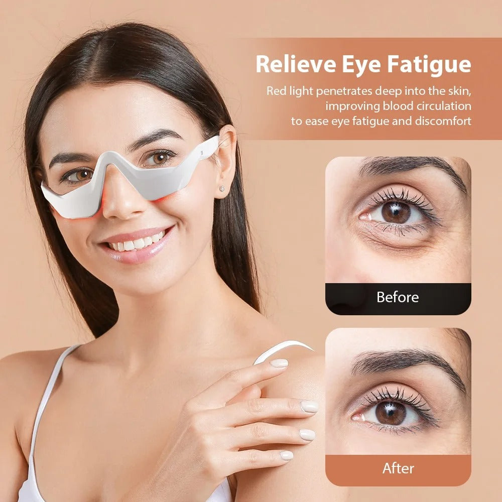 Foreverlily Eye Massager – Relieves Eye Fatigue with Under-Eye Glasses Massage for Ultimate Eye Comfort