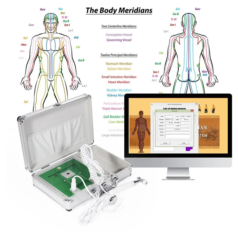 Chinese Medicine Quantum Magnetic Body Analyzer – Meridian Health Diagnostic & Acupuncture Device for Personal Care