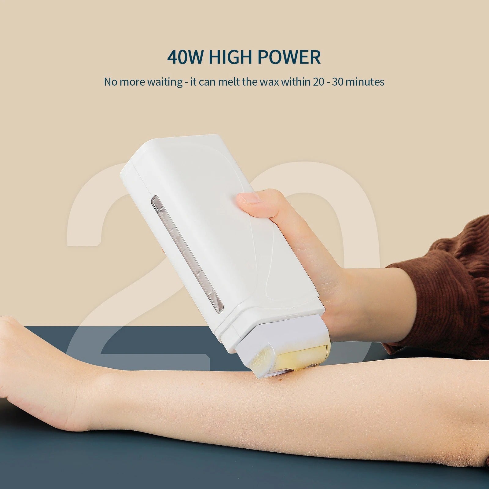 Foreverlily Portable Wax Roller Machine – Electric Wax Warmer for Hair Removal