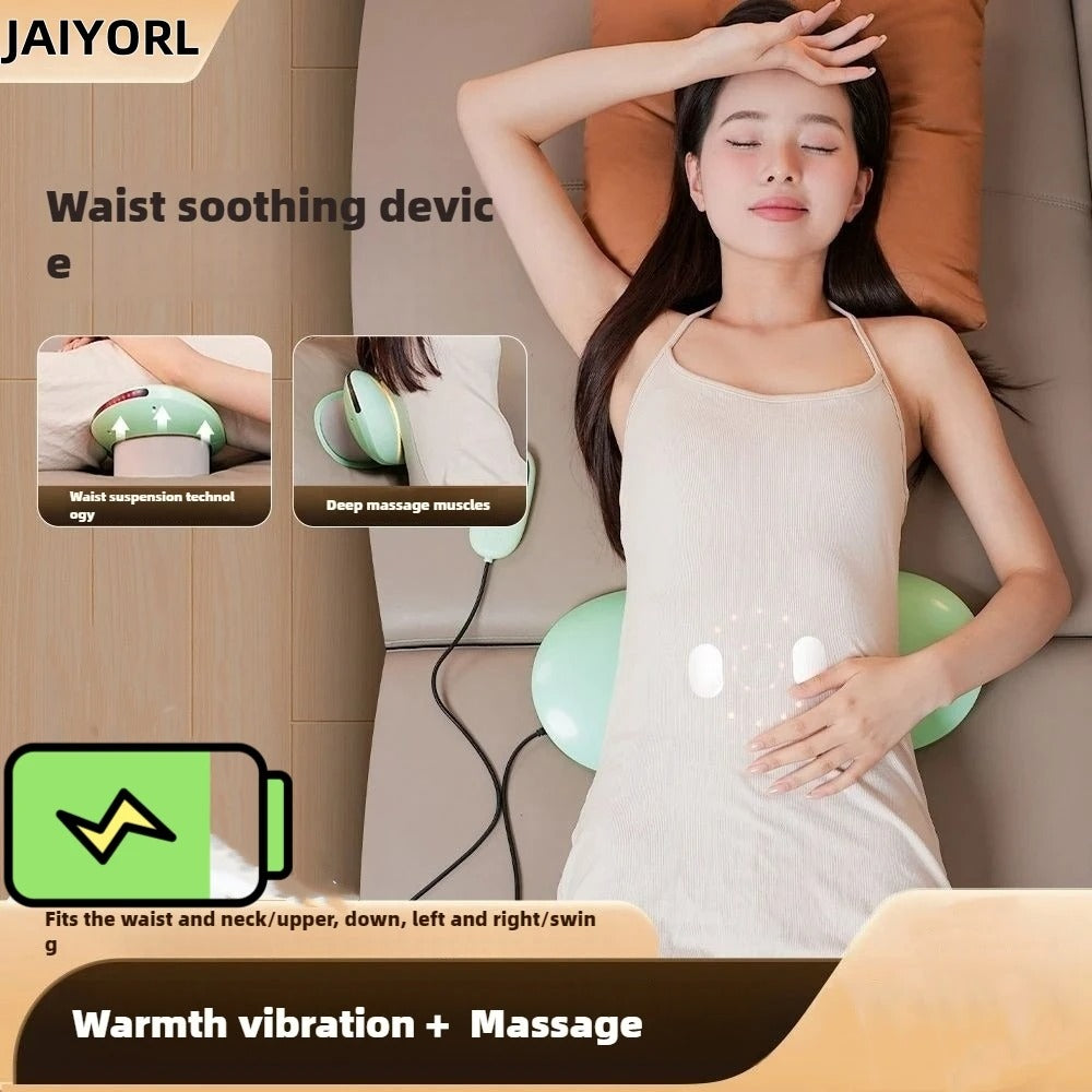 JAIYORL Electric Lumbar Traction Massager – Adjustable Vibration Waist & Spine Support Back Massage Machine (Waist Masajeador)