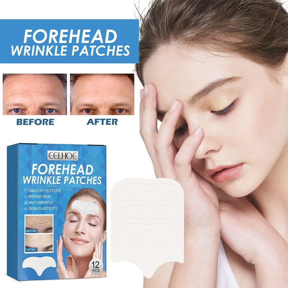 12PCS Head Lines Remover Masks – Anti-Aging, Moisturizing, and Lifting Forehead Wrinkle Patches