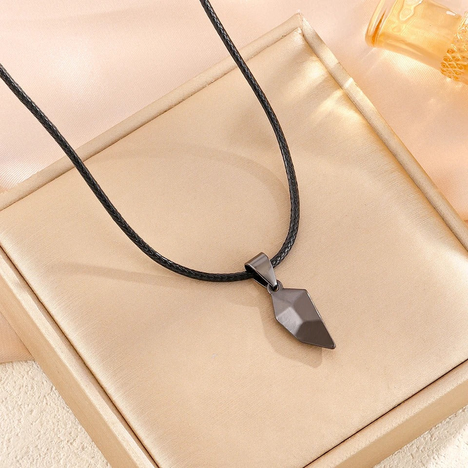 Magnetic Heart Couple Necklace Set