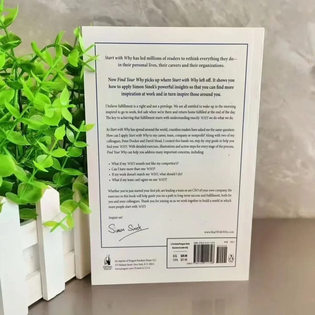 Find Your Why by Simon Sinek – How Great Leaders Inspire Everyone to Take Action (2025 Edition, Economics & Management)