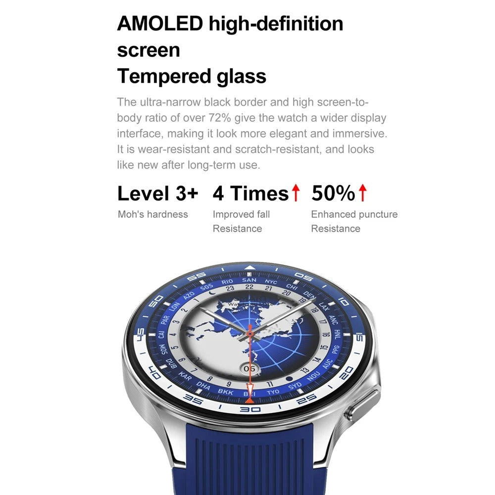 OPPO Watch X AMOLED 32GB Smartwatch – Waterproof, Bluetooth Call, TWS Music, and 3D UI Mode