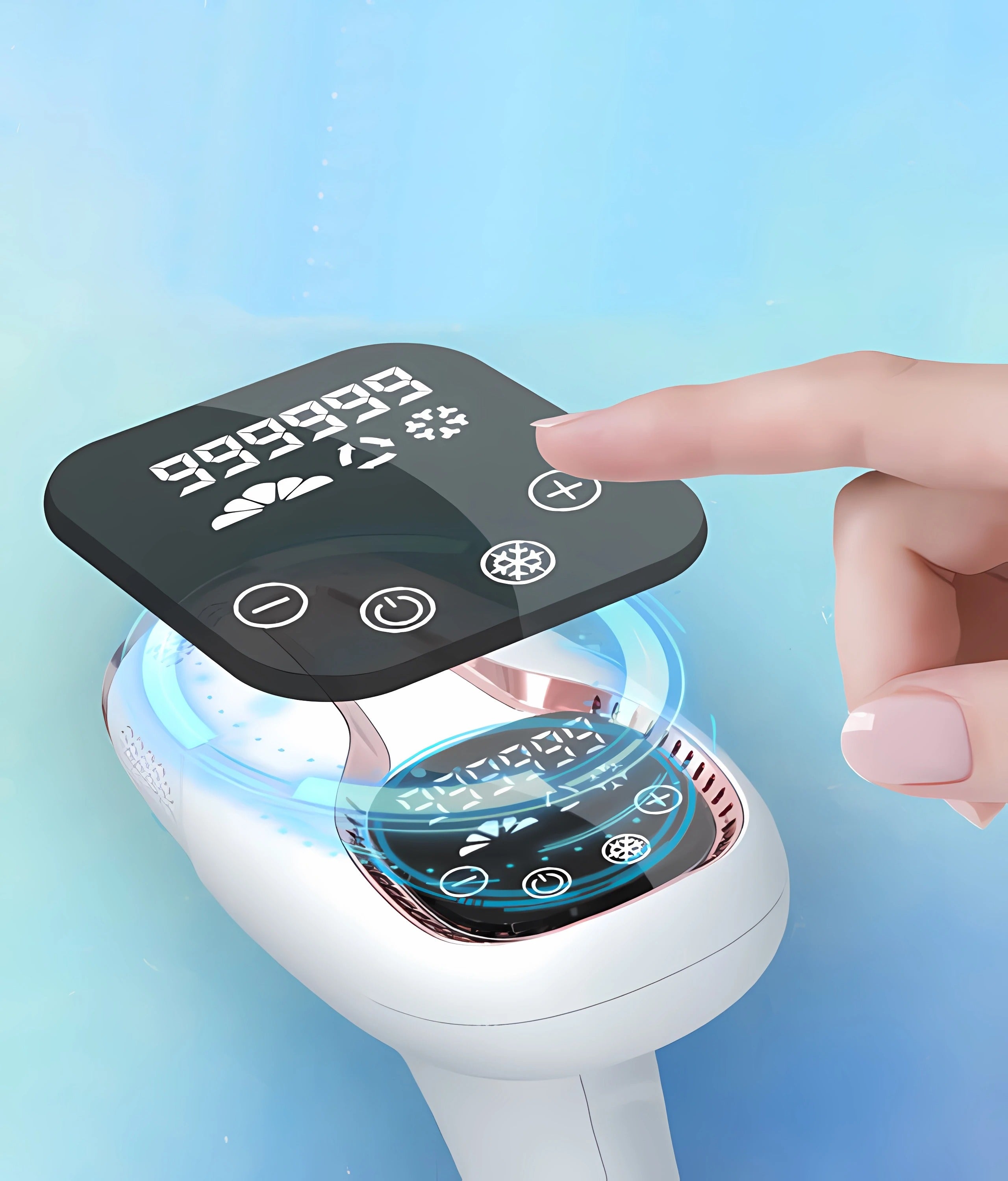 IPL Epilator Permanent Laser Hair Removal – 999,999 Pulses Depilador a Laser for Bikini, Body & Face