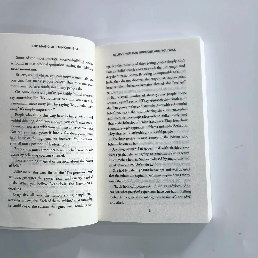 The Magic of Thinking Big: The True Secret of Success – How to Earn More, Lead Fearlessly, and Live a Happier Life | English Book