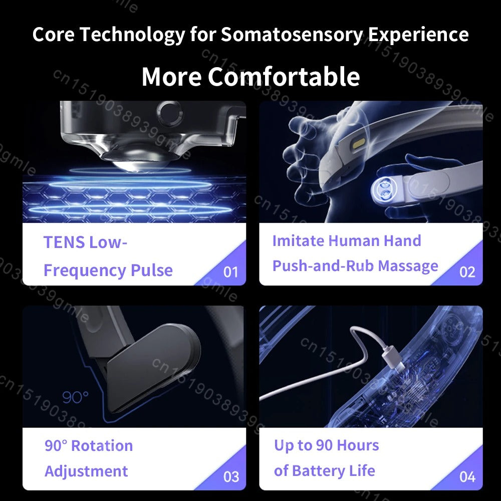 Sleep Aid Device – Microcurrent Intelligent Sleep Massager for Anxiety Relief, Electric Head Massager for Better Sleep