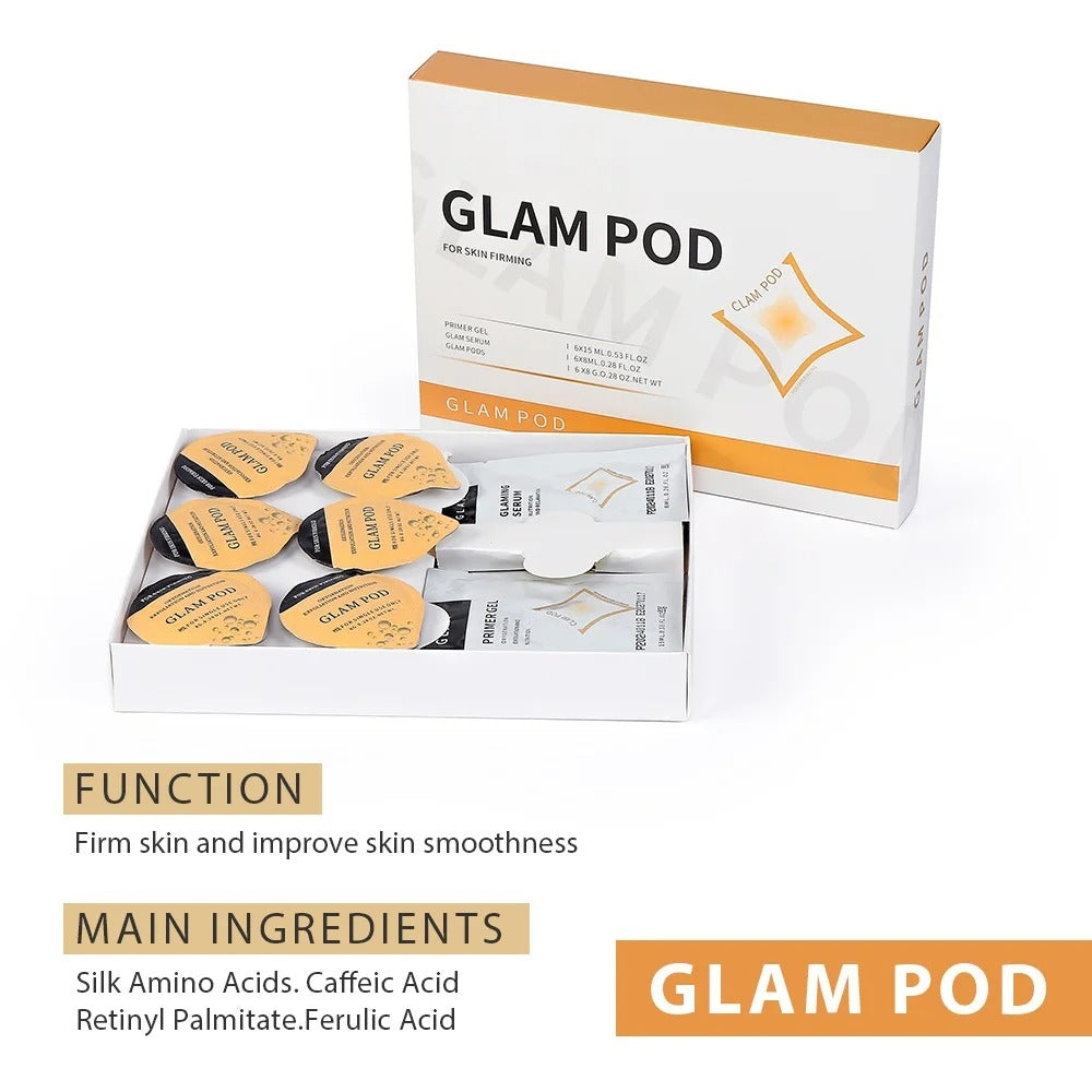 CO2 Pod Glam Pod – Bubble Facial Machine for Aqua Facial Skincare & CO2 Serum Gels for a Revitalized Glow