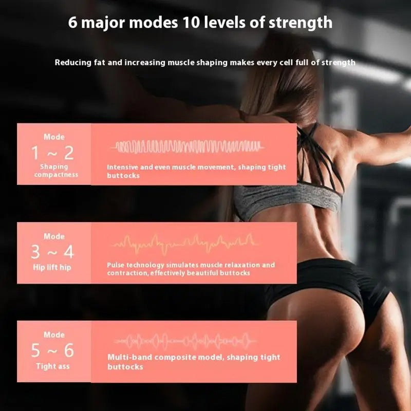 Wireless Buttocks Hip Trainer – Muscle Stimulator for Lifting, Shaping, and Fitness