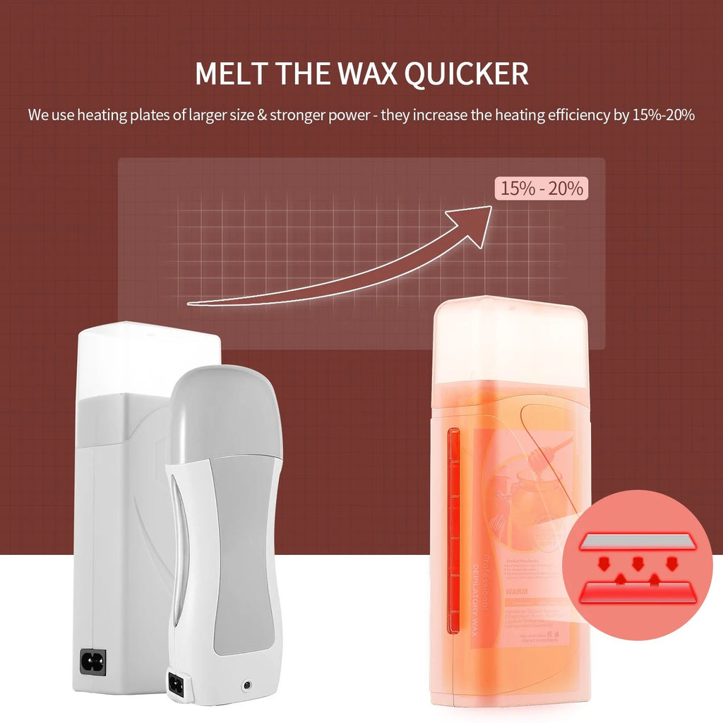 Foreverlily Portable Wax Roller Machine – Electric Wax Warmer for Hair Removal