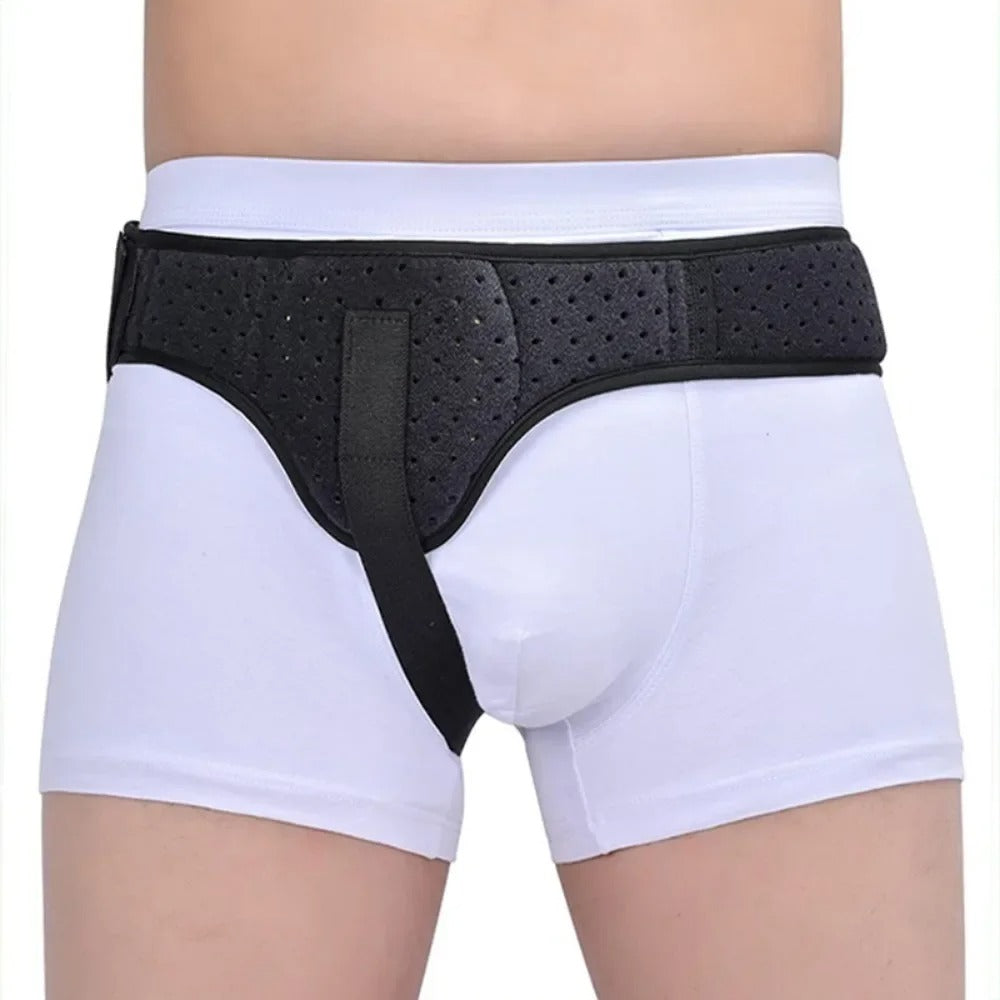 New Adult Hernia Belt – Inguinal Hernia Support Belt with Removable Compression Pads for Pain Relief & Waist Protection