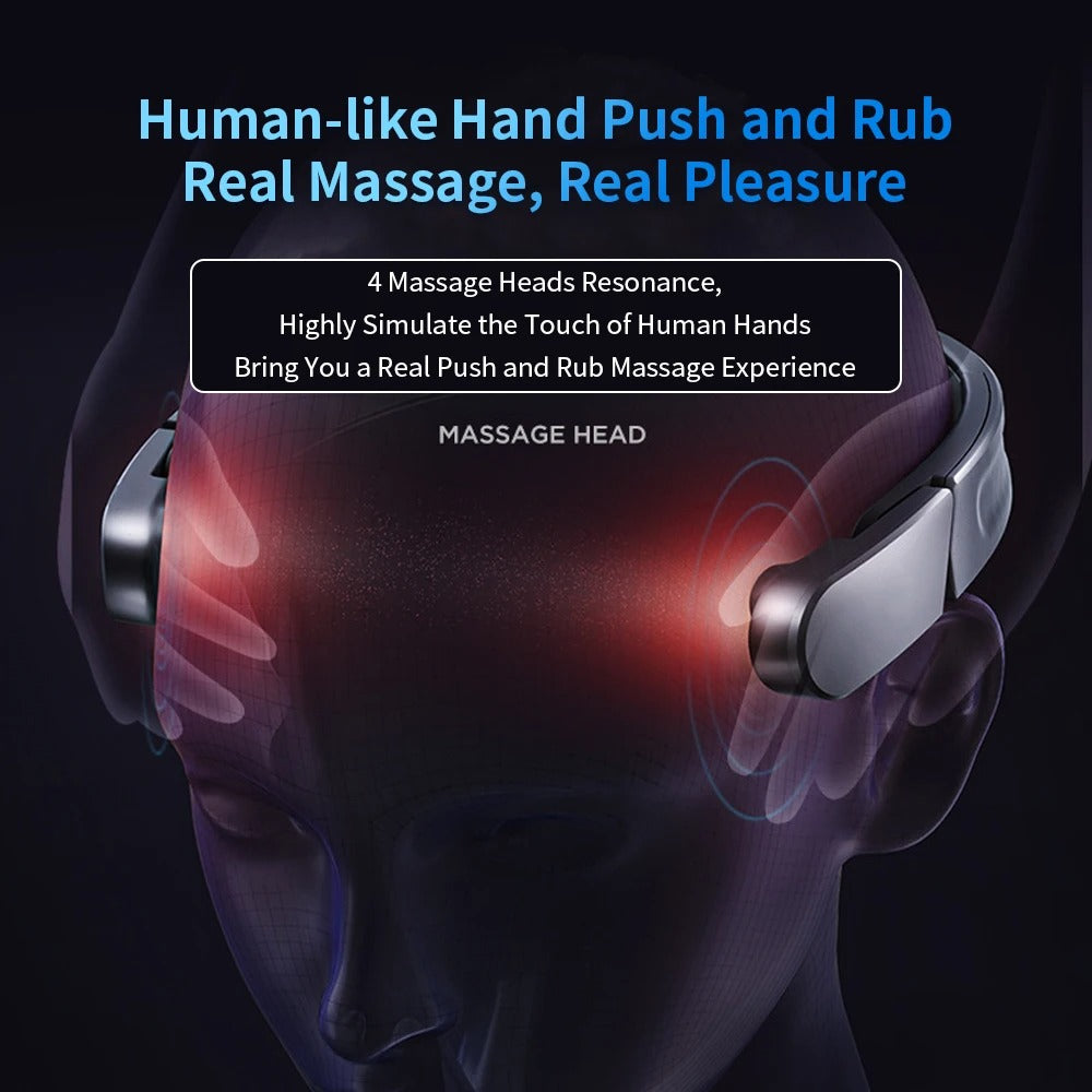 Sleep Aid Device – Microcurrent Intelligent Sleep Massager for Anxiety Relief, Electric Head Massager for Better Sleep