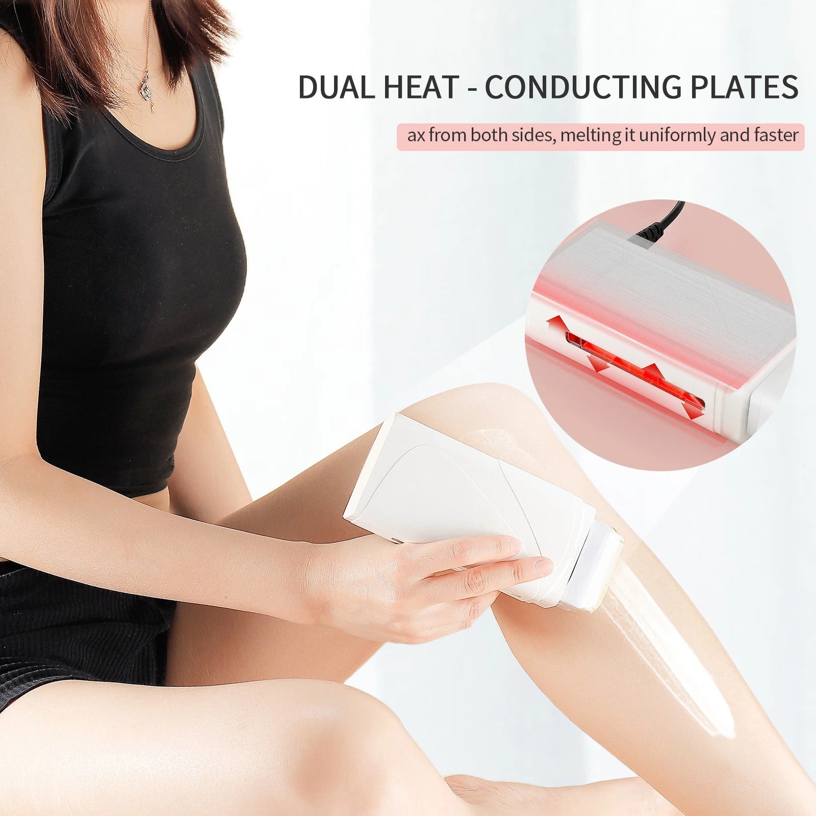 Foreverlily Portable Wax Roller Machine – Electric Wax Warmer for Hair Removal