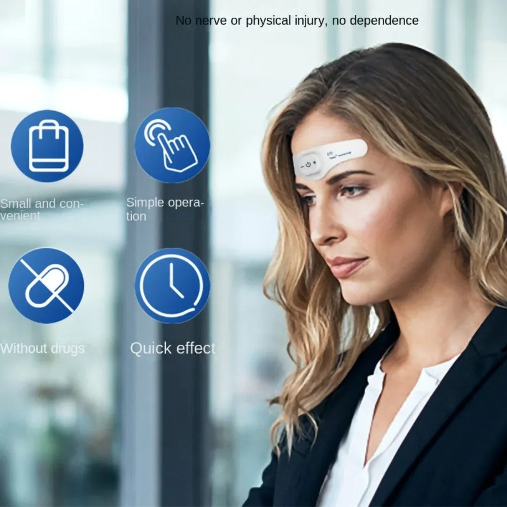 Smart Auxiliary Sleep Instrument Head Massager – Electronic Massager with Micro-current & Low-frequency Pulse Therapy