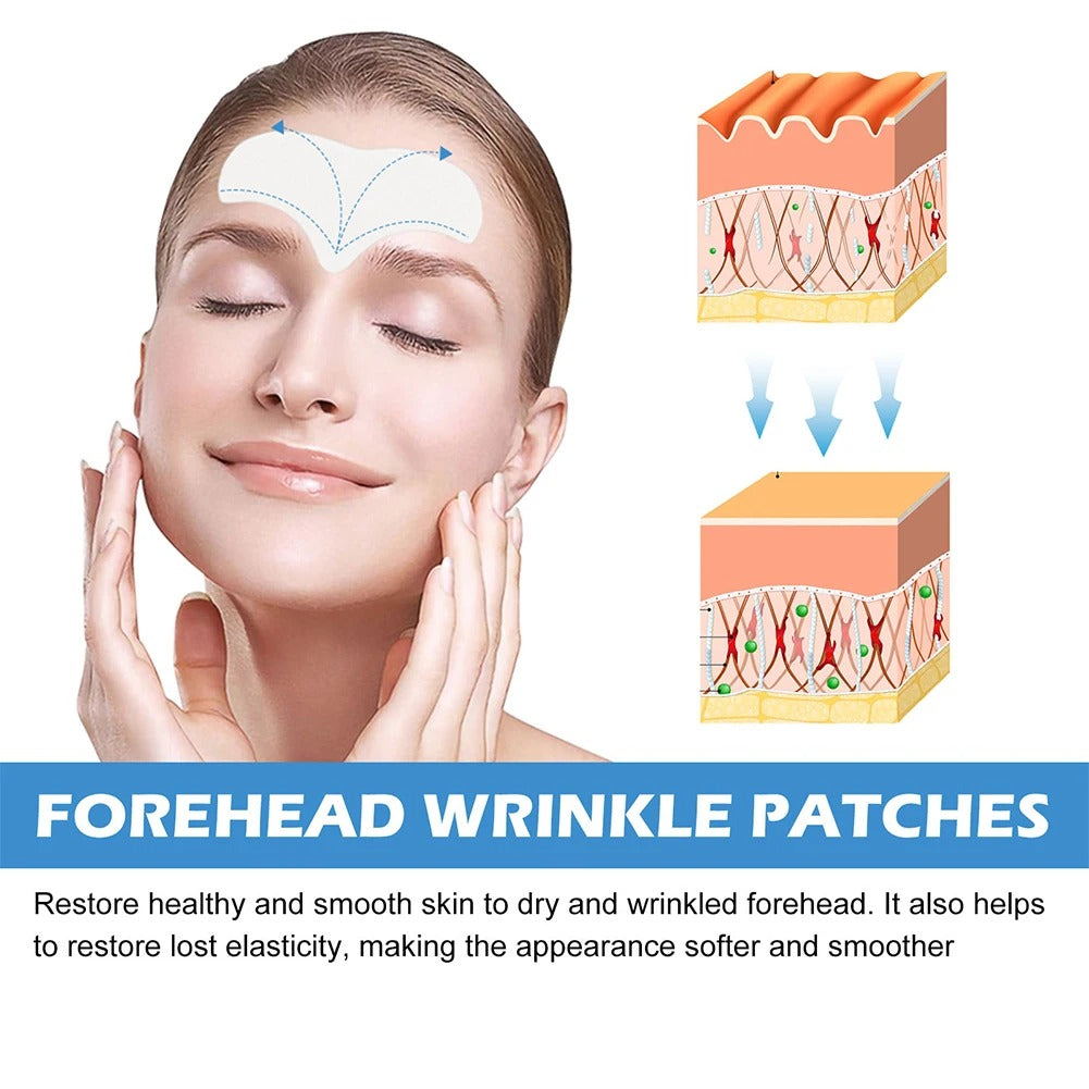 12PCS Head Lines Remover Masks – Anti-Aging, Moisturizing, and Lifting Forehead Wrinkle Patches