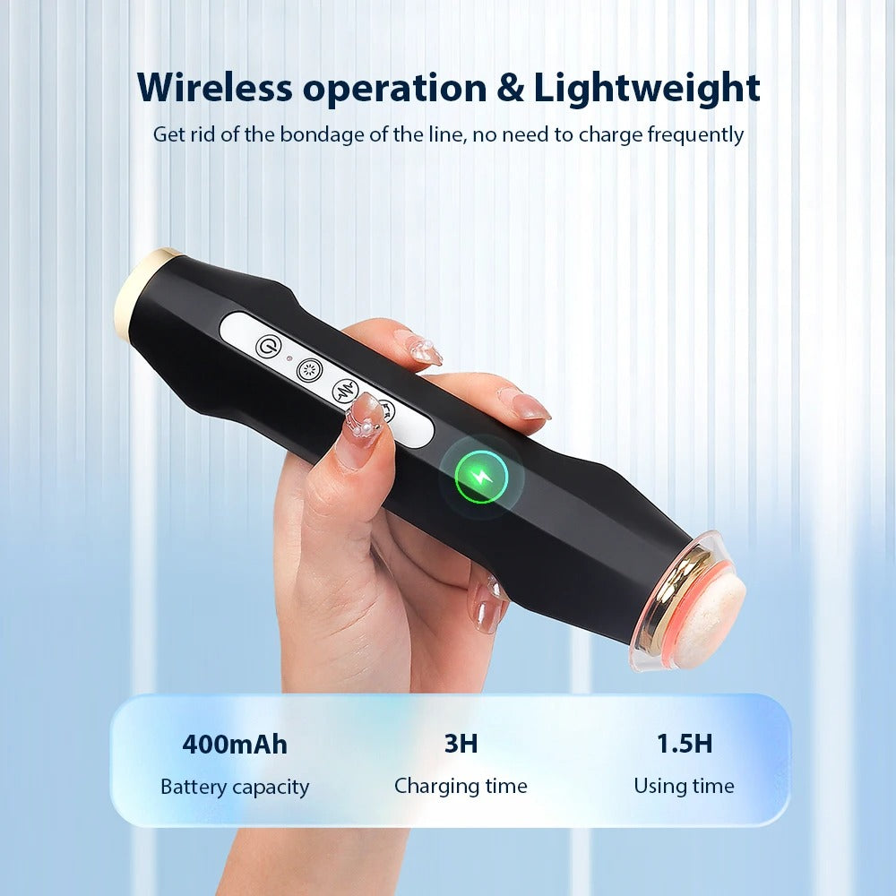 Oxygen Bubble Pen CO2 Oxygen Portable Facial Machine – CO2 Gel Facial Skin Care Device for Radiant, Youthful Skin