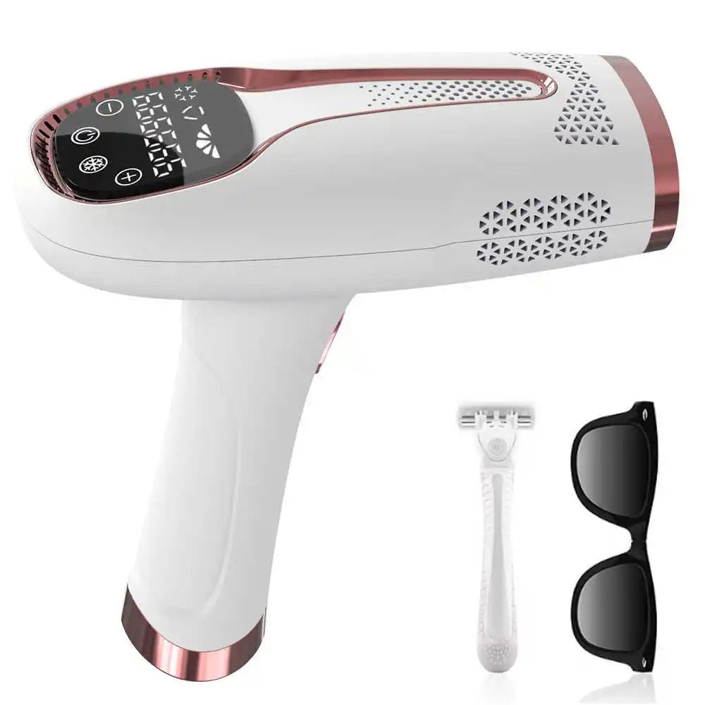 IPL Epilator Permanent Laser Hair Removal – 999,999 Pulses Depilador a Laser for Bikini, Body & Face