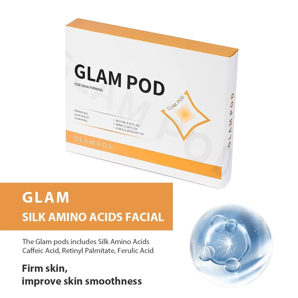 CO2 Pod Glam Pod – Bubble Facial Machine for Aqua Facial Skincare & CO2 Serum Gels for a Revitalized Glow