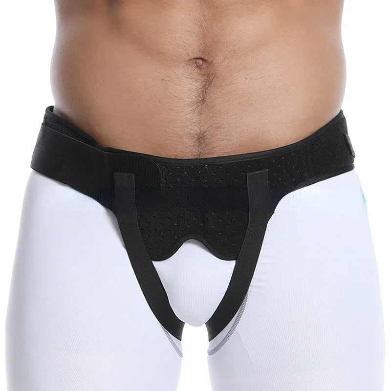 New Adult Hernia Belt – Inguinal Hernia Support Belt with Removable Compression Pads for Pain Relief & Waist Protection